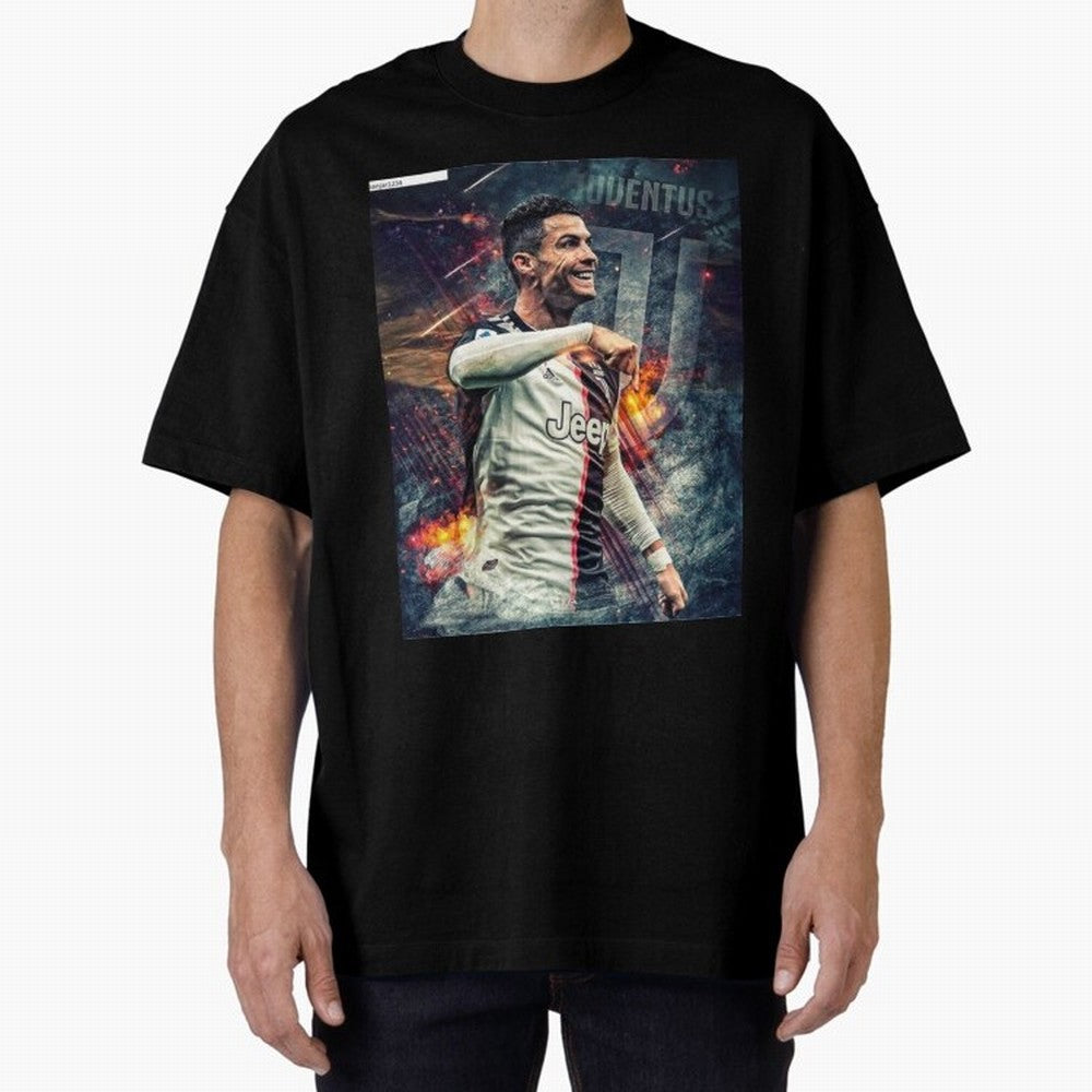 Wallpaper Cristiano Ronaldo Oversized T-Shirt Bring a Champion Mindset to FIFA World Cup 2026 Inspired by Haaland and Mbappe, Argentina Energy, Football Passion, Legendary Performances, Festival Vibes and Supporter Community; Ideal for Fans Who
