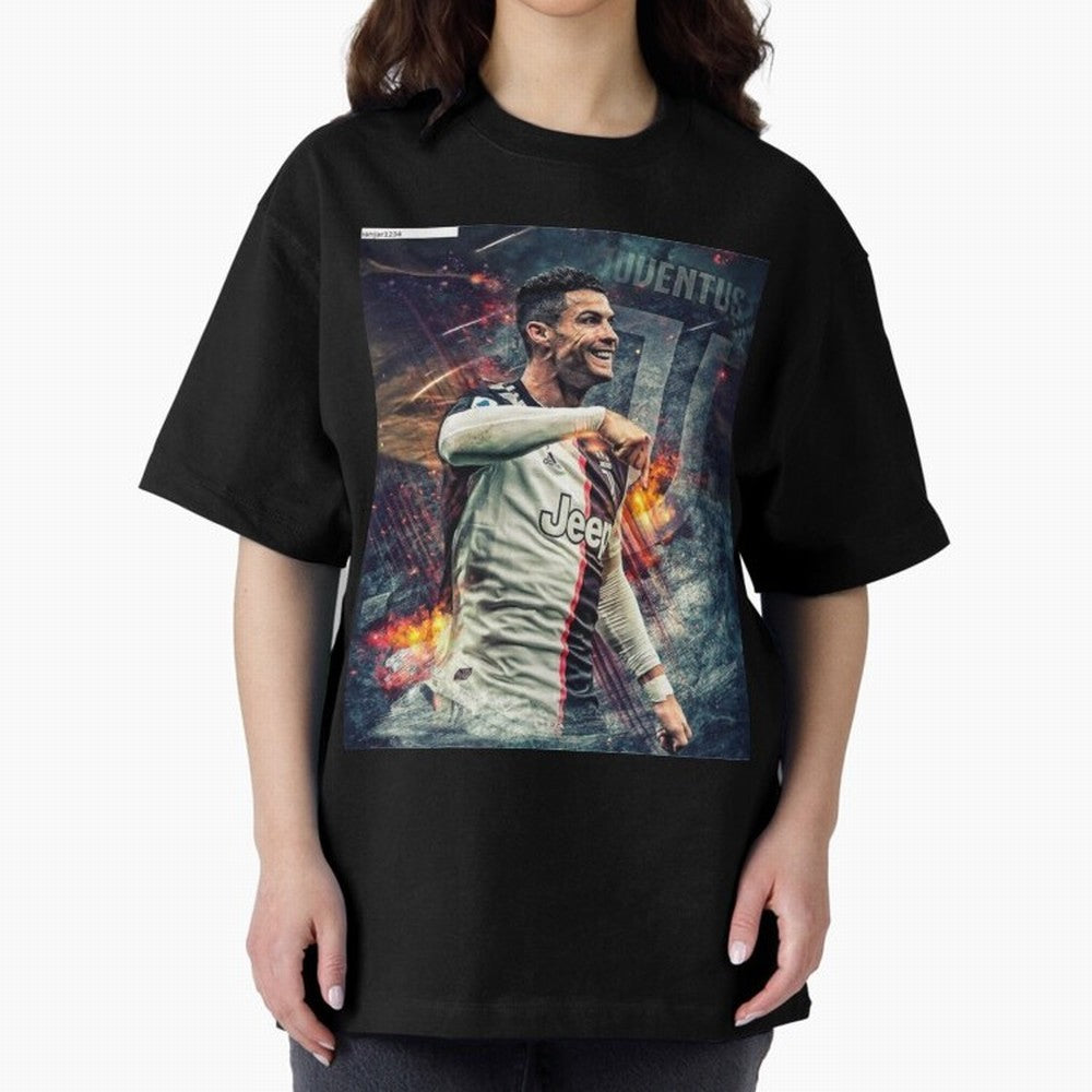 Wallpaper Cristiano Ronaldo Oversized T-Shirt Bring a Champion Mindset to FIFA World Cup 2026 Inspired by Haaland and Mbappe, Argentina Energy, Football Passion, Legendary Performances, Festival Vibes and Supporter Community; Ideal for Fans Who