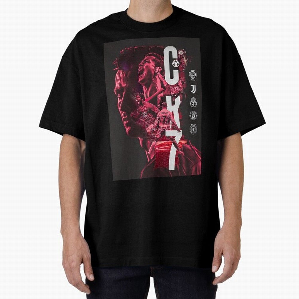 CR7 Oversized T-Shirt Carry National Pride through the FIFA World Cup 2026 Group Stage Journey through Messi, CR7 and Mbappe Highlights, England, France and Netherlands Pride, Global Supporter Spirit, Legendary Goals, National Colors and Tournament
