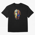 Cristiano Ronaldo And Messi Wpap Art Oversized T-Shirt Join the Global Buzz around Match Day Hype around FIFA World Cup 2026, Mbappe, England, France and Netherlands, Retro Football Energy, Iconic Rivalries, Trophy Chase Drama and Stadium
