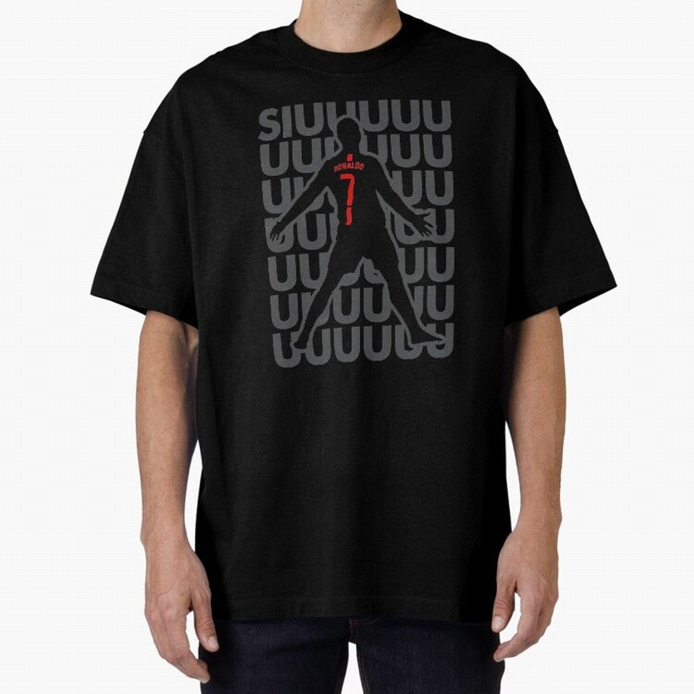 Cristiano Ronaldo Oversized T-Shirt Celebrate National Team Dreams in the FIFA World Cup 2026 USA Canada Mexico Journey through Mbappe and Neymar Highlights, Germany Pride, Sports Nostalgia, International Competition, Famous Players and