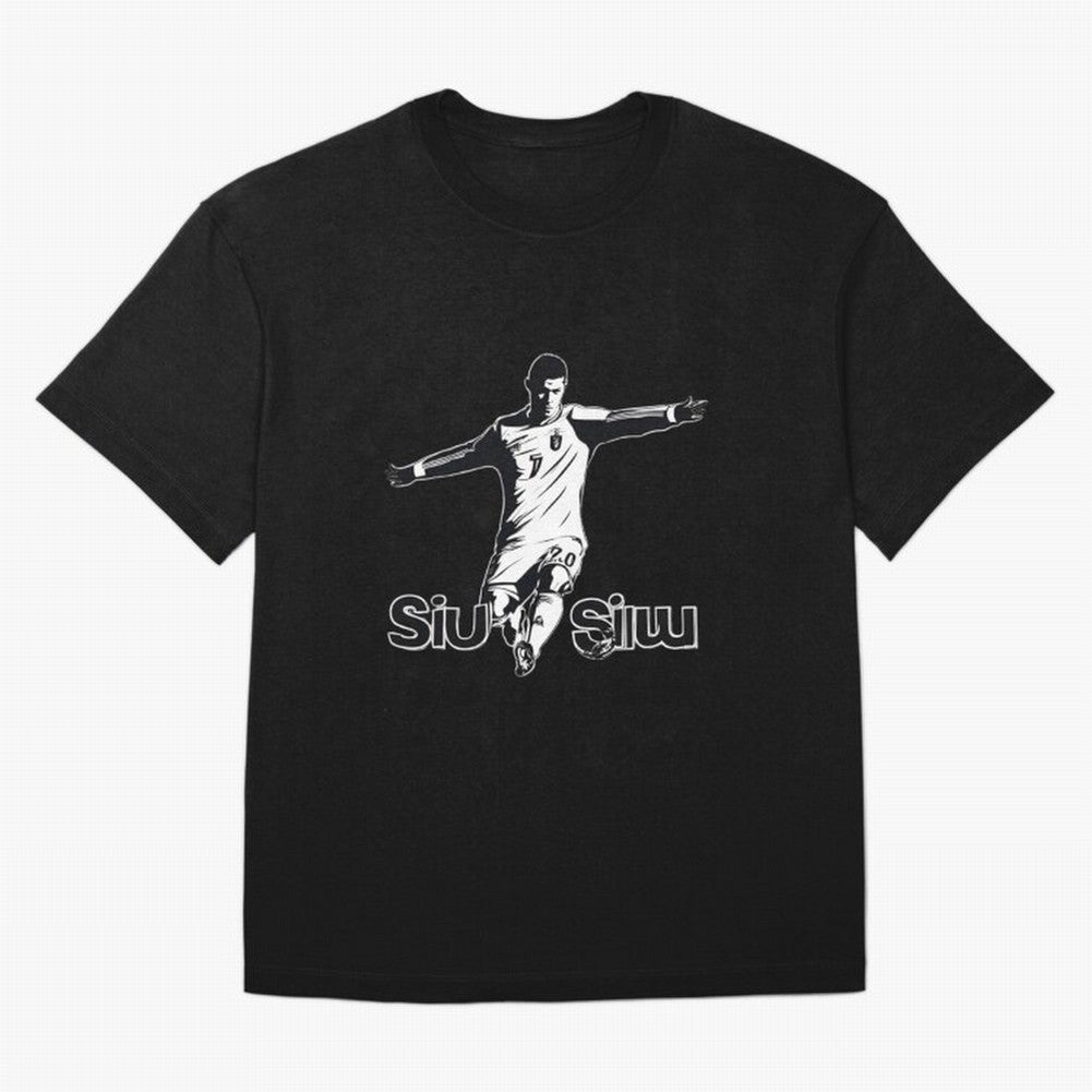 CR7 SIUU Oversized T-Shirt Bring a Champion Mindset to FIFA World Cup 2026 Group Stage Spirit, Filled with England and Germany, Messi, Champion Mindset, Group Stage Buzz, Knockout Tension and Passionate Fan Culture; Made for Die Hard Supporters,