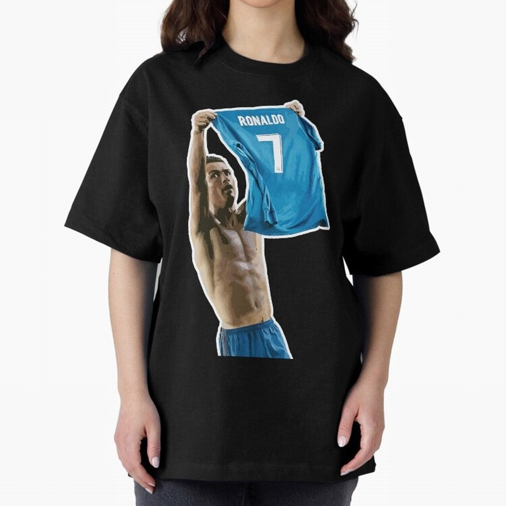 Cristiano Ronaldo Oversized T-Shirt Refresh the FIFA World Cup 2026 Group Stage Journey through Neymar, Haaland and Cristiano Ronaldo Highlights, Argentina, France and Brazil Pride, Match Day Excitement, Supporter Culture, Golden Goals and Global