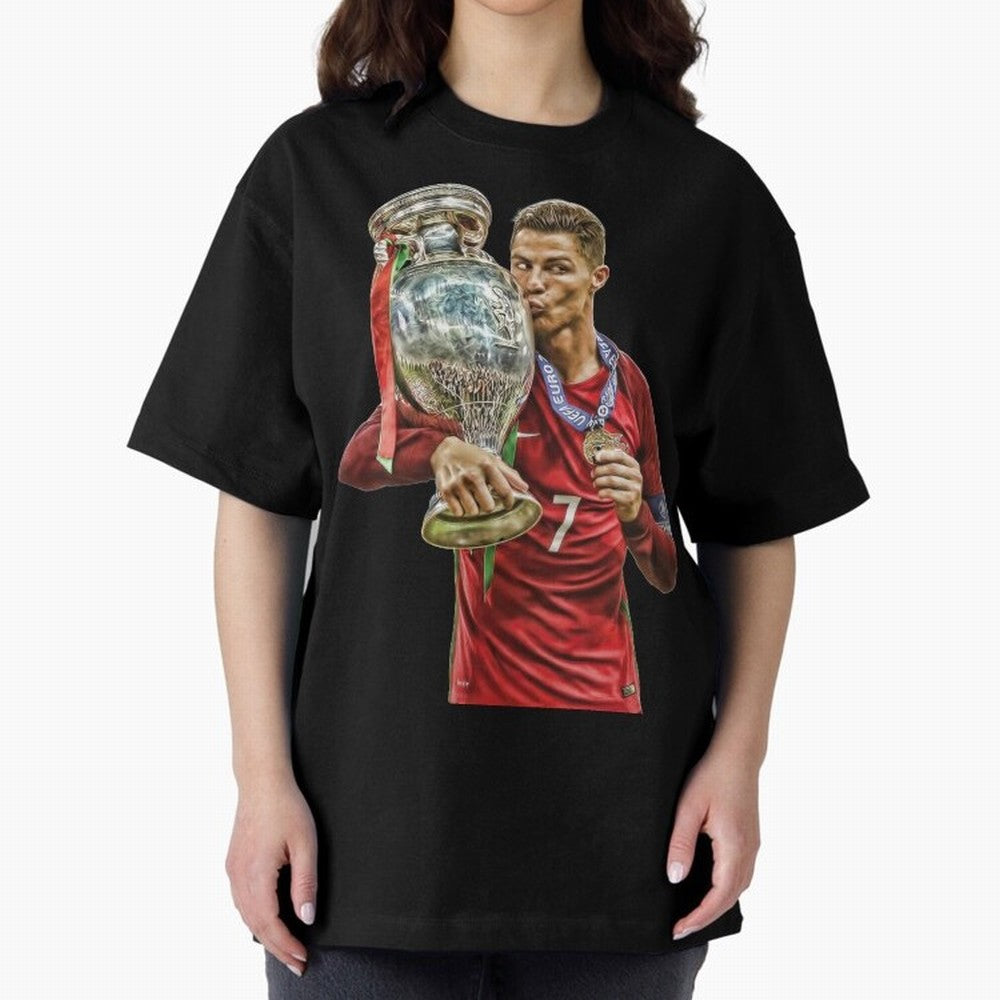 cristiano ronaldo Oversized T-Shirt Bring a Champion Mindset to FIFA World Cup 2026 for Fans of Messi, CR7 and Mbappe and Netherlands, Bringing Stadium Chants, National Pride, Trophy Dreams and Unforgettable Football Memories; Made for Collectors
