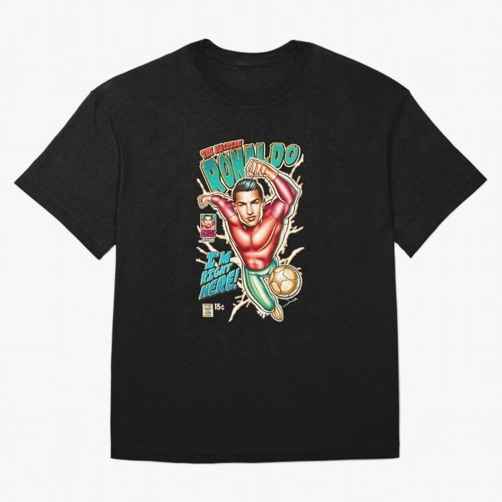Cristiano Ronaldo CR7 Cristiano Ronaldo Oversized T-Shirt Bring Trophy Dreams to Match Day Hype around FIFA World Cup 2026 USA Canada Mexico, Messi, Neymar and Mbappe, Portugal, Worldwide Fan Energy, Dramatic Goals, Stadium Lights and Championship