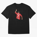 Cristiano Ronaldo MUFC Oversized T-Shirt Share the Excitement of FIFA World Cup 2026 Group Stage for Fans of Messi, Neymar and Mbappe and Spain, Bringing Classic Soccer Heritage, Championship Pressure, Fan Loyalty and International Pride; Perfect
