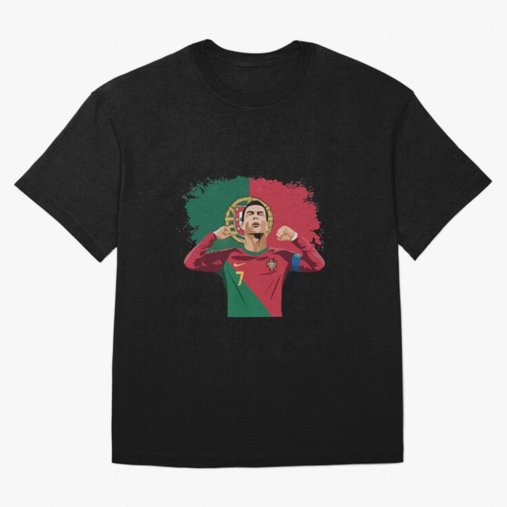 Cristiano Ronaldo CR7 T-shirt Design Oversized T-Shirt Back the Journey through the FIFA World Cup 2026 USA Canada Mexico Journey through Cristiano Ronaldo, Haaland and CR7 Highlights, Argentina and Brazil Pride, Soccer Culture, Superstar Moments,