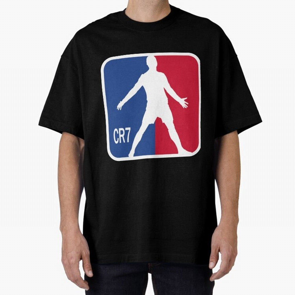 Cristiano Ronaldo 1 Oversized T-Shirt Bring Stadium Energy to FIFA World Cup 2026 for Fans of Messi, CR7 and Mbappe and England, France and Netherlands, Bringing Goal Celebration Energy, Supporter Heritage, Football Icons and Worldwide Tournament