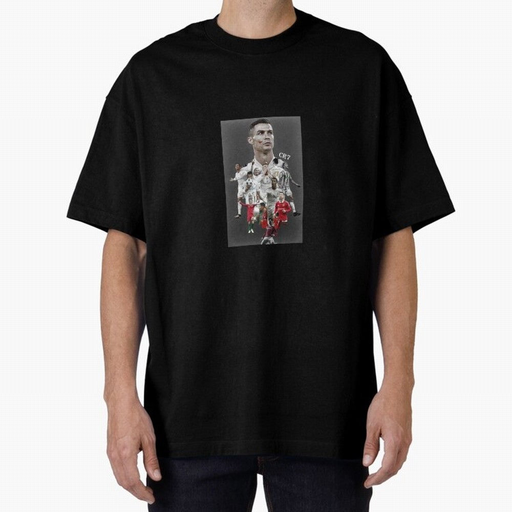 Cristiano Ronaldo Oversized T-Shirt Enjoy Global Football Passion for FIFA World Cup 2026, Built around Neymar, Netherlands, Football Festival Excitement, Trophy Ambitions, Country Rivalries and Star Player Buzz; Perfect for Fans, Collectors,