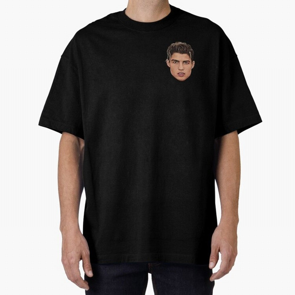 Cristiano Oversized T-Shirt Follow Match Day Hype around FIFA World Cup 2026 Group Stage, Neymar, Spain, Football Passion, Legendary Performances, Festival Vibes and Supporter Community; Perfect for People Who Love Argentina, Brazil, France,
