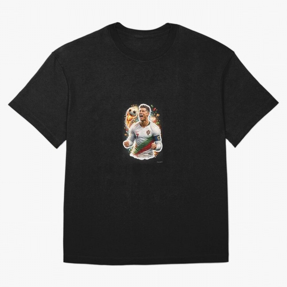 Ronaldo Winning Moment Oversized T-Shirt Celebrate the Biggest Stage of Match Day Hype around FIFA World Cup 2026, Haaland and Mbappe, Argentina, Football History, Final Match Energy, Crowd Noise and Once in a Lifetime Moments; Perfect for