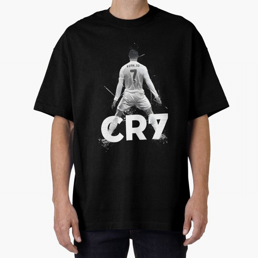 Cr7 Oversized T-Shirt Honor Match Day Hype around FIFA World Cup 2026 Group Stage, CR7 and Messi, France, Global Supporter Spirit, Legendary Goals, National Colors and Tournament Celebration; Great for Supporters Who Love Legendary Players,