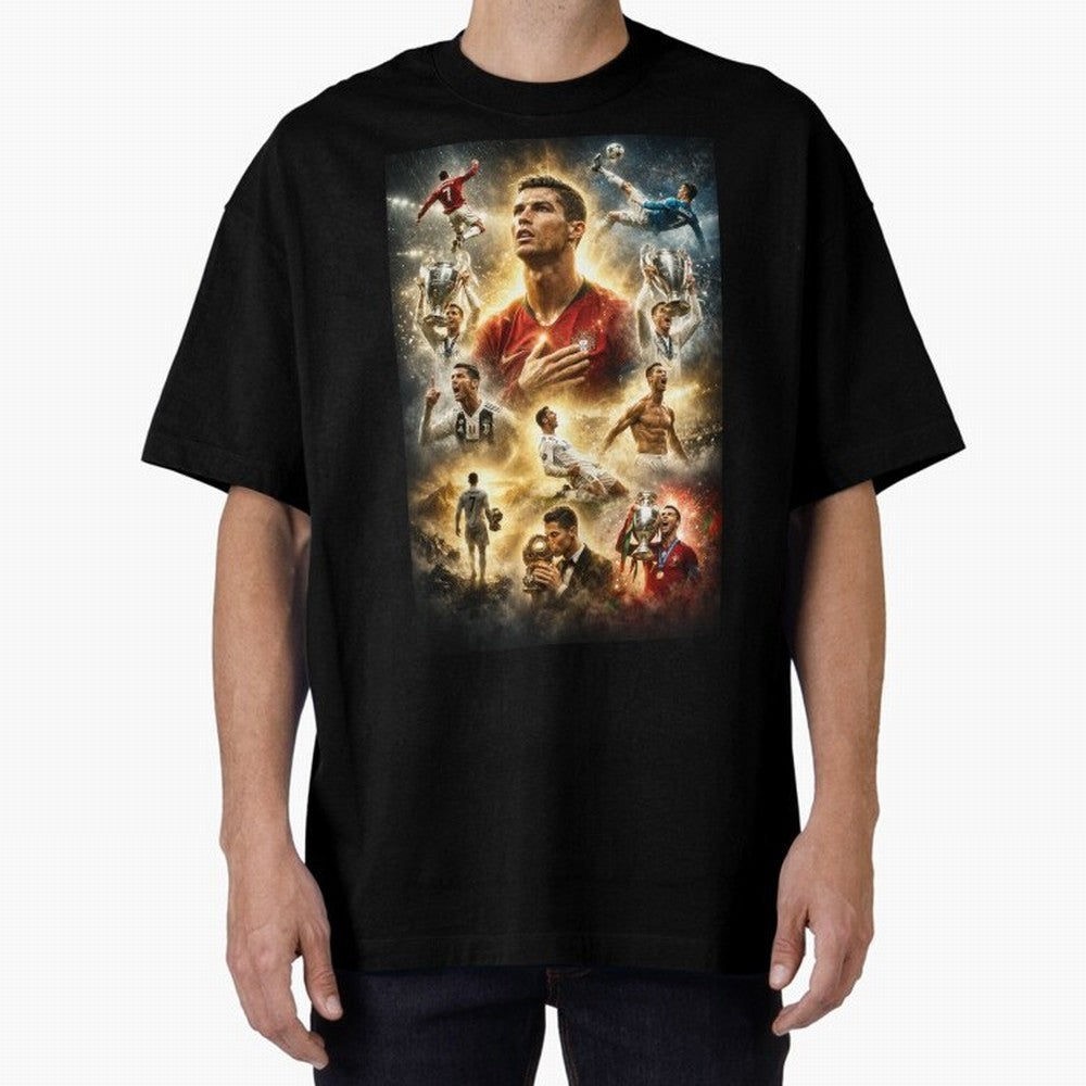 Cristiano Ronaldo Oversized T-Shirt Support the FIFA World Cup 2026 USA Canada Mexico Journey through Neymar, Haaland and Cristiano Ronaldo Highlights, Portugal Pride, Football History, Final Match Energy, Crowd Noise and Once in a Lifetime
