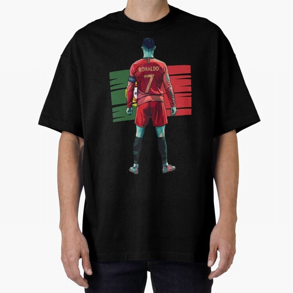 Cristiano Ronaldo Oversized T-Shirt Represent FIFA World Cup 2026 Group Stage Featuring Cristiano Ronaldo, Argentina and Brazil Energy, Champion Mindset, Group Stage Buzz, Knockout Tension and Passionate Fan Culture; Ideal for Football Dads,
