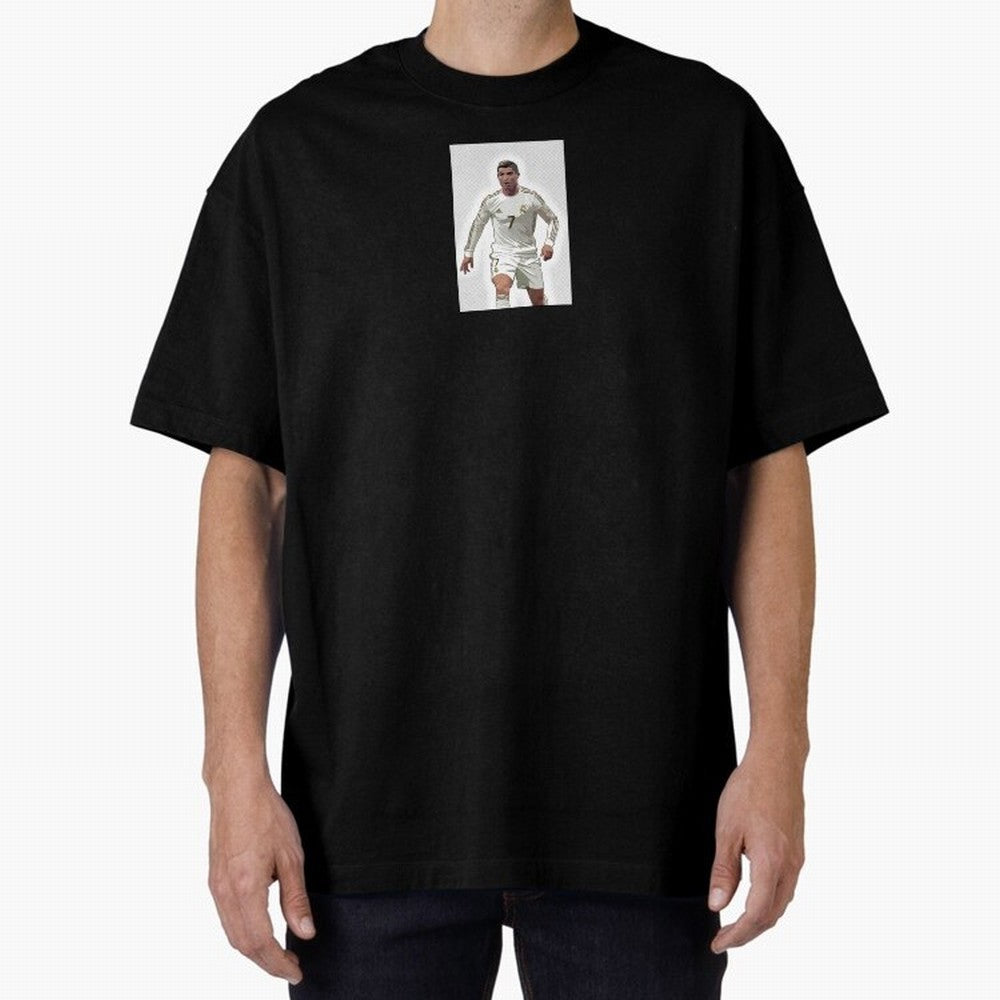 Cristiano Ronaldo Oversized T-Shirt Upgrade Global Football Passion for FIFA World Cup 2026 USA Canada Mexico, with Mbappe and Neymar, Netherlands, Football Passion, Legendary Performances, Festival Vibes and Supporter Community; Perfect for Fans,