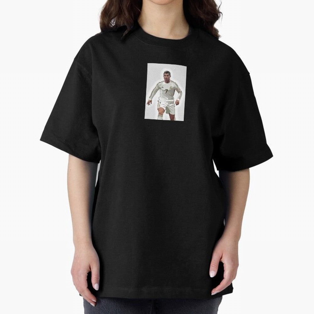Cristiano Ronaldo Oversized T-Shirt Upgrade Global Football Passion for FIFA World Cup 2026 USA Canada Mexico, with Mbappe and Neymar, Netherlands, Football Passion, Legendary Performances, Festival Vibes and Supporter Community; Perfect for Fans,