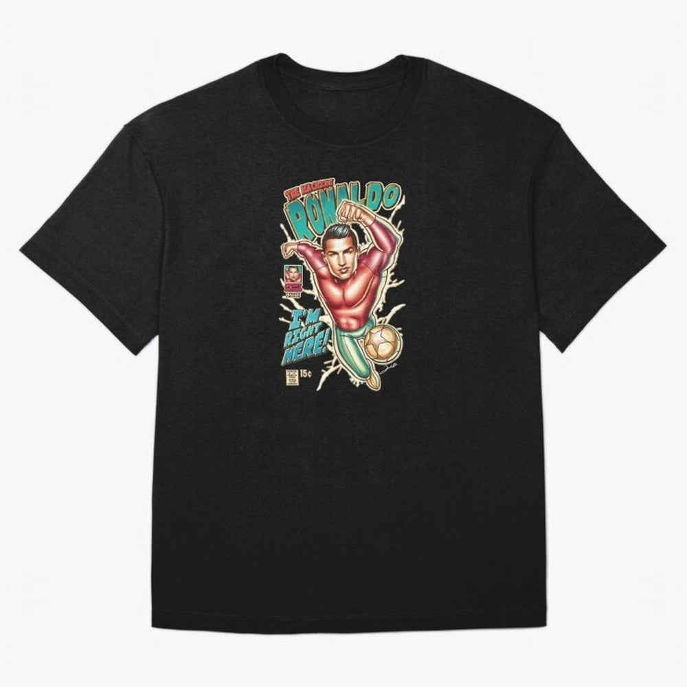 The Machine Ronaldo Oversized T-Shirt Back the Journey through Match Day Hype around FIFA World Cup 2026 Group Stage, Neymar, France, Supporter Pride, Iconic Celebrations, Legendary Names and Global Match Day Energy; Built for Supporters Chasing