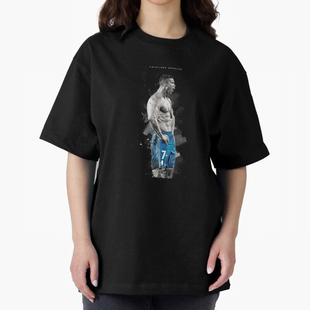 Cristiano Ronaldo Oversized T-Shirt Relive the Noise and Pride of the FIFA World Cup 2026 Journey through Messi, Neymar and Mbappe Highlights, England, France and Netherlands Pride, Vintage Soccer Flavor, Modern Football Stars, National Flags and