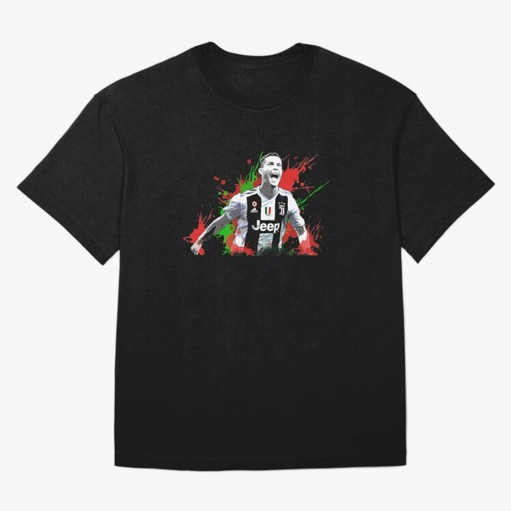Cristiano Ronaldo Oversized T-Shirt Celebrate Fan Favorites in FIFA World Cup 2026 Spirit, Connected to Germany, Messi, CR7 and Mbappe, Supporter Pride, Iconic Celebrations, Legendary Names and Global Match Day Energy; Ideal for Passionate Fans Who
