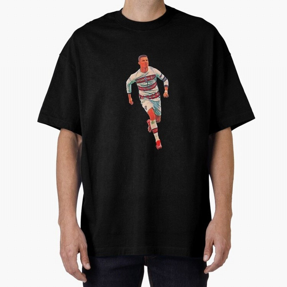 a gread celebration from the goat Oversized T-Shirt Carry the Dream of Match Day Hype around FIFA World Cup 2026 Group Stage, Neymar, Germany, Football Festival Excitement, Trophy Ambitions, Country Rivalries and Star Player Buzz; Built for