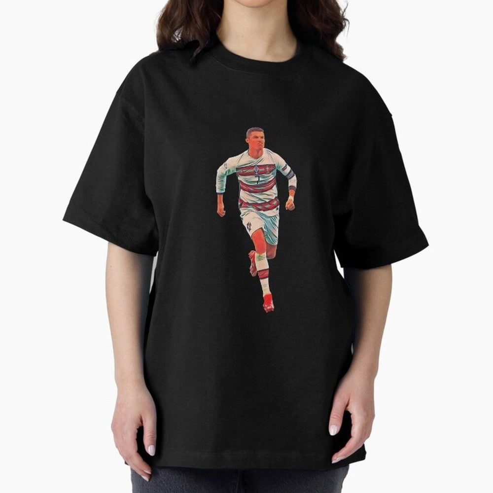 a gread celebration from the goat Oversized T-Shirt Carry the Dream of Match Day Hype around FIFA World Cup 2026 Group Stage, Neymar, Germany, Football Festival Excitement, Trophy Ambitions, Country Rivalries and Star Player Buzz; Built for