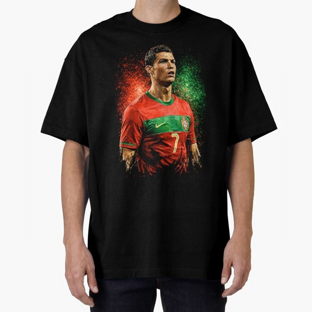 Cristiano Ronaldo Football Legend Oversized T-Shirt Bring Global Tournament Vibes to FIFA World Cup 2026 USA Canada Mexico Made for Cristiano Ronaldo, Argentina, France and Brazil Energy, Football Festival Excitement, Trophy Ambitions, Country