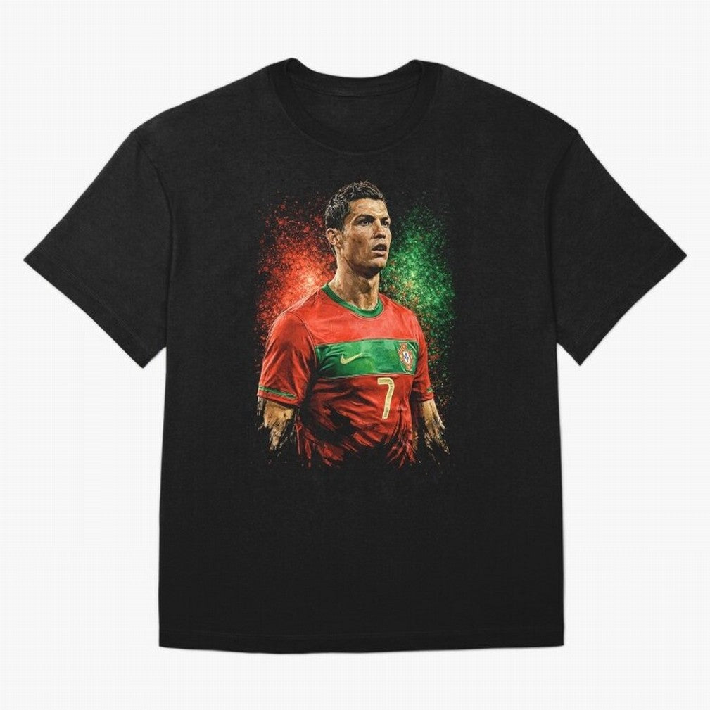 Cristiano Ronaldo Football Legend Oversized T-Shirt Bring Global Tournament Vibes to FIFA World Cup 2026 USA Canada Mexico Made for Cristiano Ronaldo, Argentina, France and Brazil Energy, Football Festival Excitement, Trophy Ambitions, Country