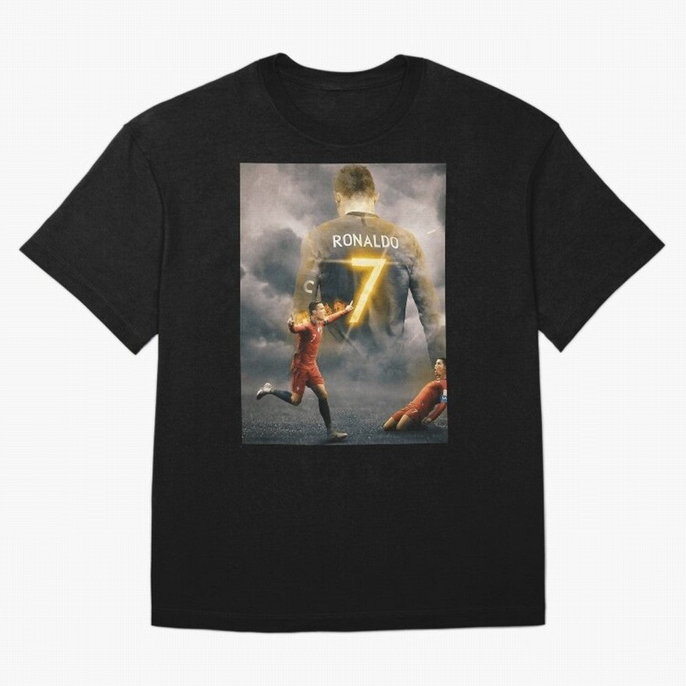 Aesthetic Ronaldo Poster Oversized T-Shirt Stand with the FIFA World Cup 2026 USA Canada Mexico Journey through Messi, Neymar and Mbappe Highlights, Netherlands Pride, Tournament Hype, Historic Matchups, Family Viewing Parties and Global Sports