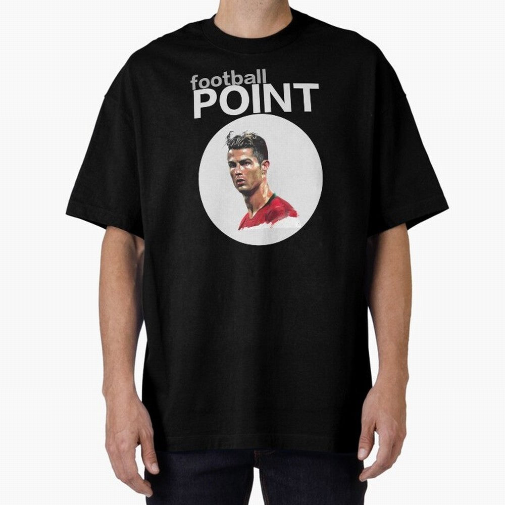 football POINT Oversized T-Shirt Support Iconic Players in FIFA World Cup 2026 Spirit, Highlighting Netherlands, Neymar, Tournament Hype, Historic Matchups, Family Viewing Parties and Global Sports Pride; Built for Supporters Chasing Trophy Dreams,
