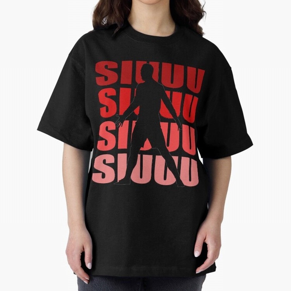 cristiano ronaldo siuuu Oversized T-Shirt Build Global Football Passion for FIFA World Cup 2026 USA Canada Mexico, Inspired by Mbappe and Neymar, Argentina, France and Brazil, Fan Favorite Moments, National Team Passion, Big Match Drama and Soccer