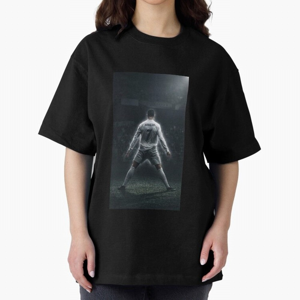 Cristiano Ronaldo Oversized T-Shirt Show Passion for the Stars of Global Football Passion for FIFA World Cup 2026, Celebrating Cristiano Ronaldo, Argentina, France and Brazil, Tournament Hype, Historic Matchups, Family Viewing Parties and Global