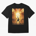 Celebration of Champions Art Poster Oversized T-Shirt Step into Global Football Passion for FIFA World Cup 2026 Group Stage, Built around Messi, CR7 and Mbappe, Brazil, Portugal and Argentina, Sports Nostalgia, International Competition, Famous