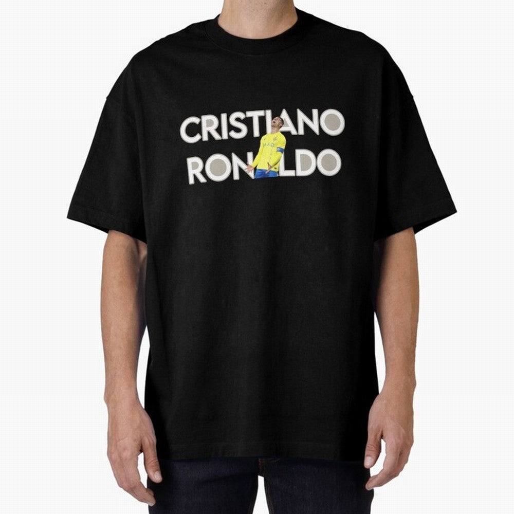 Cristiano Ronaldo Oversized T-Shirt Keep Football History Alive during FIFA World Cup 2026 Spirit, Built around France, Messi and Cristiano Ronaldo, Goal Celebration Energy, Supporter Heritage, Football Icons and Worldwide Tournament Joy; Created