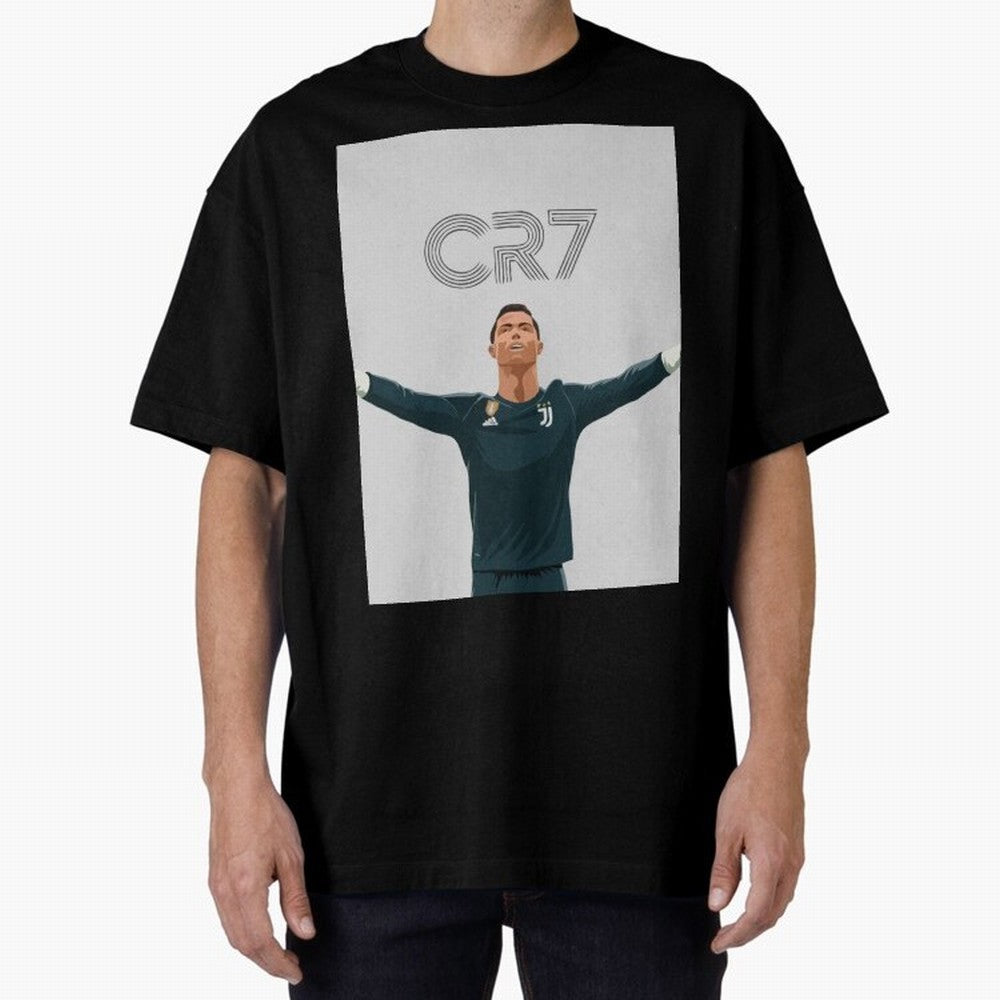 Cristiano Ronaldo CR7 Juventus T-shirt Design Oversized T-Shirt Show Your Love for FIFA World Cup 2026 Group Stage Spirit, Built around Argentina, Neymar, Haaland and Cristiano Ronaldo, Global Supporter Spirit, Legendary Goals, National Colors and