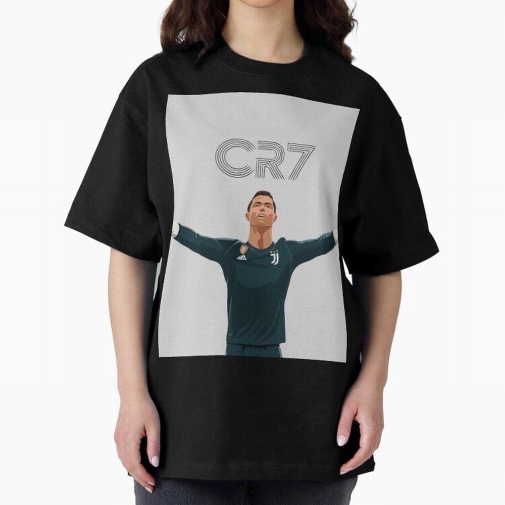Cristiano Ronaldo CR7 Juventus T-shirt Design Oversized T-Shirt Show Your Love for FIFA World Cup 2026 Group Stage Spirit, Built around Argentina, Neymar, Haaland and Cristiano Ronaldo, Global Supporter Spirit, Legendary Goals, National Colors and