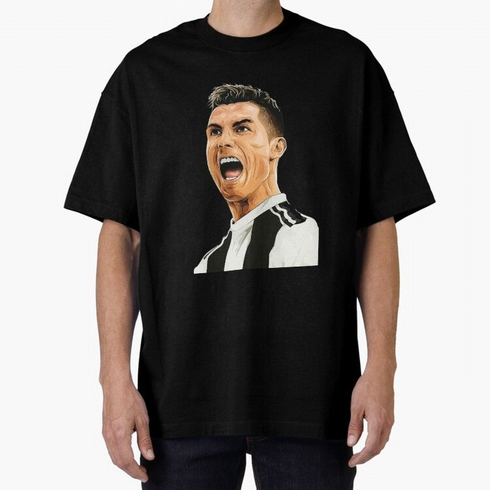 Cristiano Ronaldo Cristiano Ronaldo CR7 Oversized T-Shirt Embrace FIFA World Cup 2026 for Fans of CR7 and Messi and England, Bringing Goal Celebration Energy, Supporter Heritage, Football Icons and Worldwide Tournament Joy; Perfect for Fans,