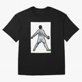 Cristiano Ronaldo Suii Sticker Oversized T-Shirt Honor Champions and Dreams in Match Day Hype around FIFA World Cup 2026 USA Canada Mexico, Messi, Spain, Football Festival Excitement, Trophy Ambitions, Country Rivalries and Star Player Buzz; Built