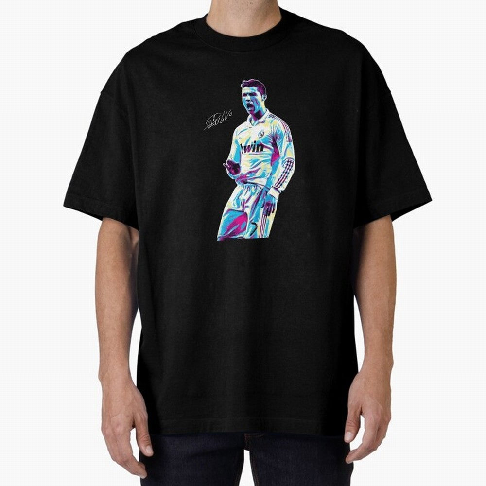 Cristiano Ronaldo Oversized T-Shirt Honor the Beautiful Game during the FIFA World Cup 2026 Journey through CR7 and Messi Highlights, England and Germany Pride, Stadium Chants, National Pride, Trophy Dreams and Unforgettable Football Memories;