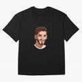 Cristiano Ronaldo Vetor Art Graphics Design Oversized T-Shirt Experience FIFA World Cup 2026 Group Stage for Fans of CR7 and Spain and Netherlands, Bringing Tournament Hype, Historic Matchups, Family Viewing Parties and Global Sports Pride; Created