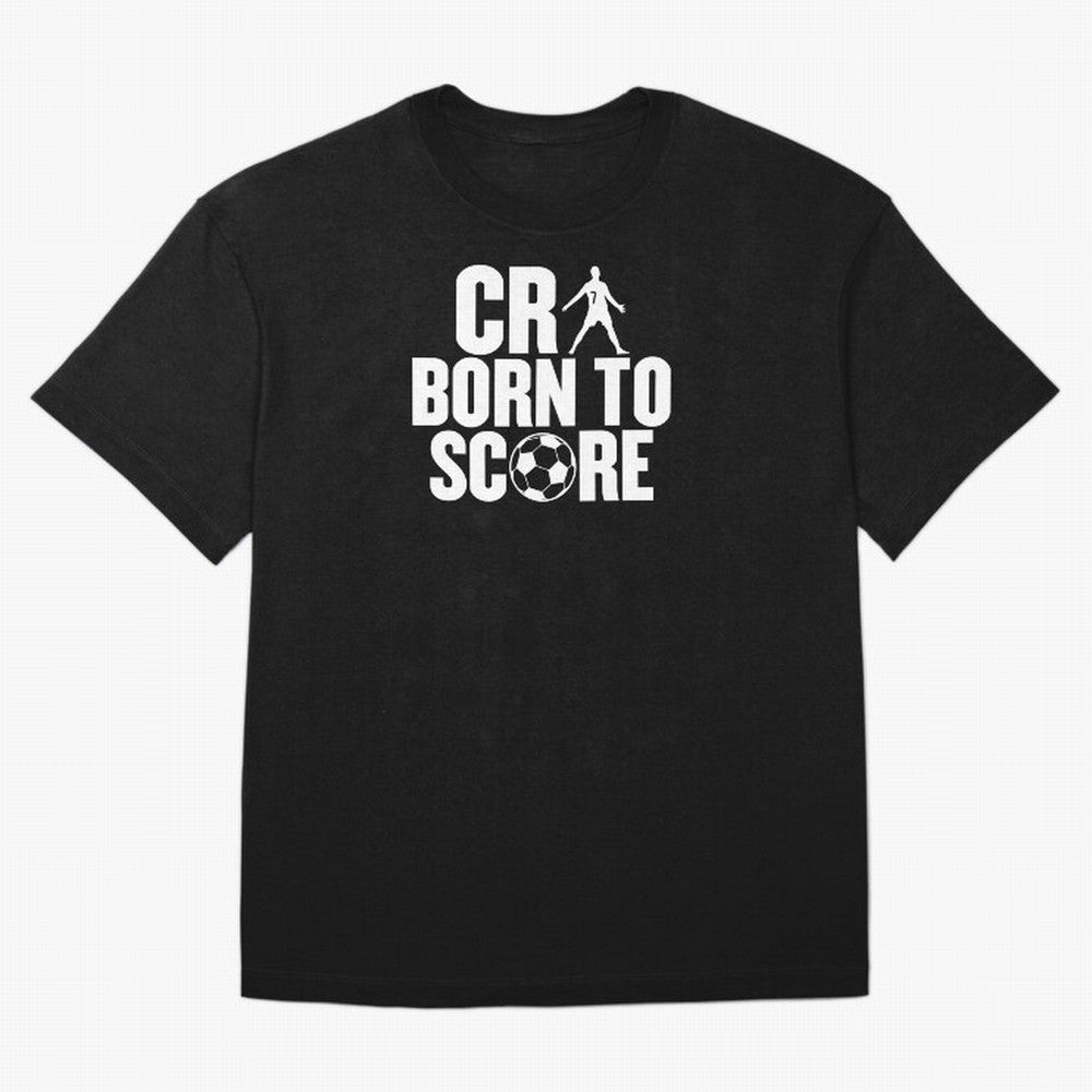 Cr7 Born To Score Oversized T-Shirt Carry the Dream of FIFA World Cup 2026 USA Canada Mexico Driven by Neymar, Brazil Energy, Soccer Culture, Superstar Moments, National Team Dreams and Competitive Fire; Ideal for Passionate Fans Who Love Underdog