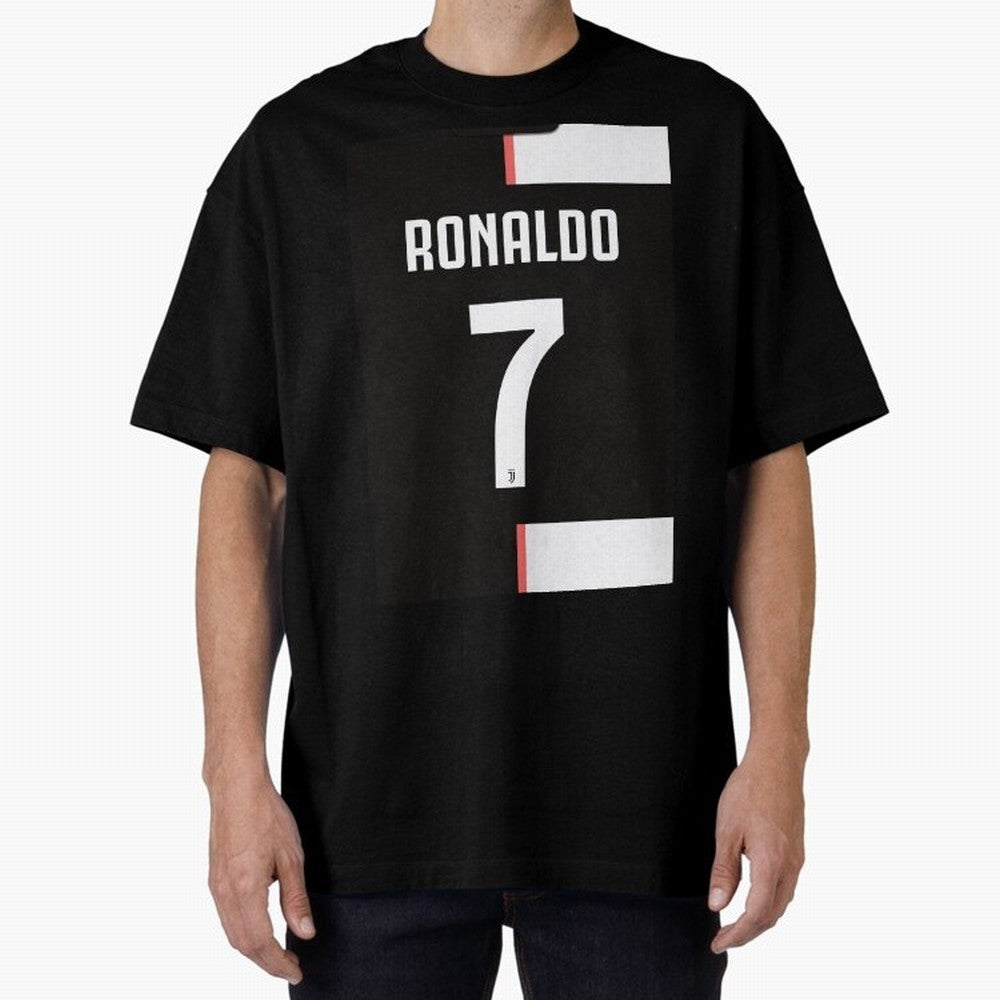 Ronaldo 7 Juventus 19-20 Retro Jersey Oversized T-Shirt Feel the Heartbeat of FIFA World Cup 2026 USA Canada Mexico Connected to Messi, Germany Energy, Tournament Hype, Historic Matchups, Family Viewing Parties and Global Sports Pride; Ideal for