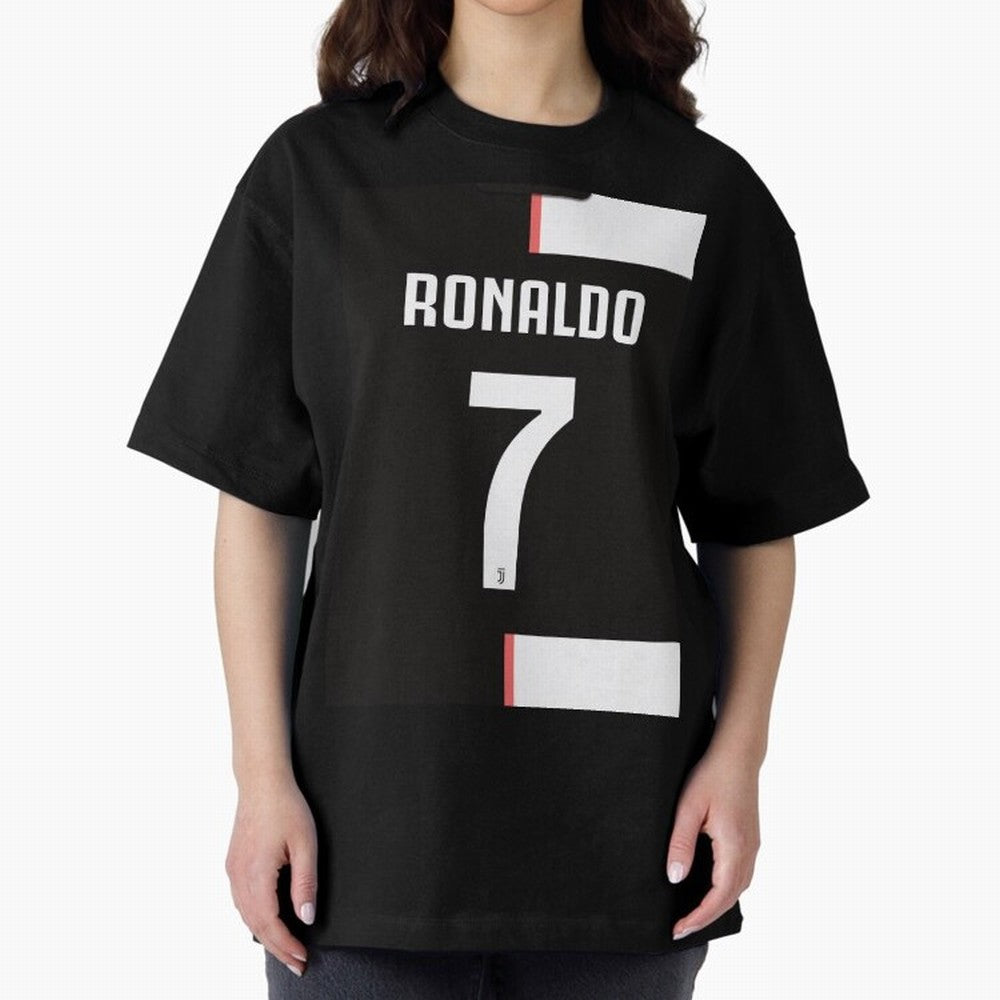Ronaldo 7 Juventus 19-20 Retro Jersey Oversized T-Shirt Feel the Heartbeat of FIFA World Cup 2026 USA Canada Mexico Connected to Messi, Germany Energy, Tournament Hype, Historic Matchups, Family Viewing Parties and Global Sports Pride; Ideal for