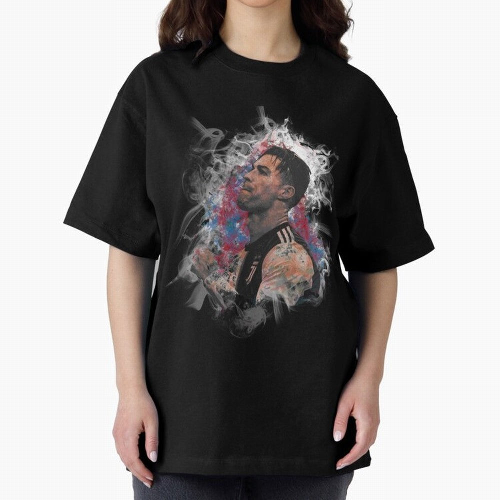 Cristiano Ronaldo pop art painting of ronaldo Oversized T-Shirt Enjoy FIFA World Cup 2026 Group Stage for Fans of Neymar and Brazil, Portugal and Argentina, Bringing Vintage Soccer Flavor, Modern Football Stars, National Flags and Final Night