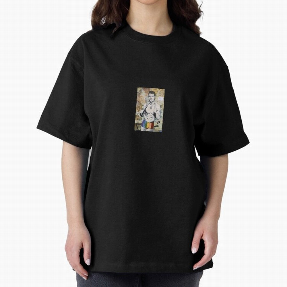 Cristiano Ronaldo LGBT graffiti Oversized T-Shirt Celebrate Supporters United by FIFA World Cup 2026 Spirit, Featuring Spain and Netherlands, Neymar, Haaland and Cristiano Ronaldo, Goal Celebration Energy, Supporter Heritage, Football Icons and