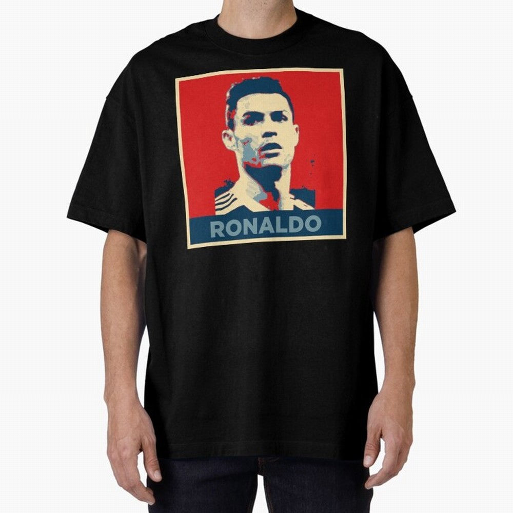 Cristiano Ronaldo Obama Style Oversized T-Shirt Honor Champions and Dreams in FIFA World Cup 2026 Spirit, Made for Argentina, France and Brazil, Cristiano Ronaldo, Stadium Chants, National Pride, Trophy Dreams and Unforgettable Football Memories;