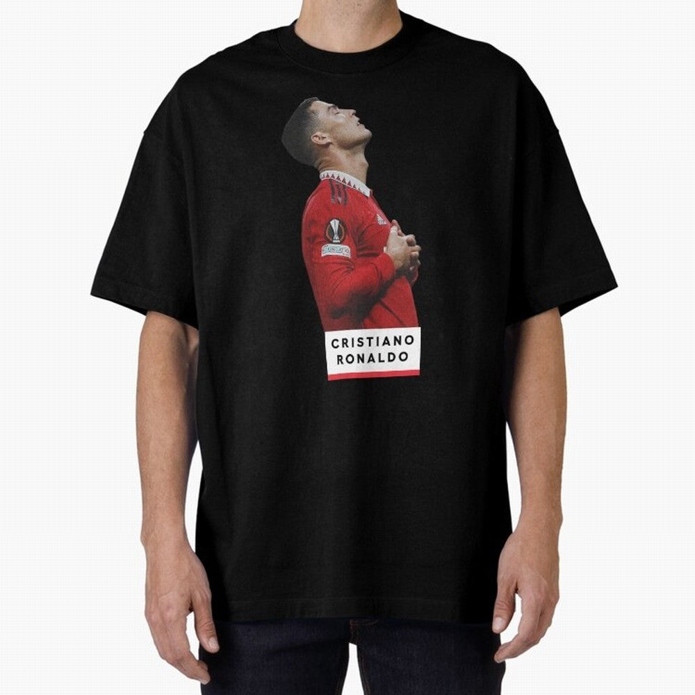New Celebration Ronaldo Oversized T-Shirt Celebrate Fan Favorites in FIFA World Cup 2026 Group Stage Featuring Messi, CR7 and Mbappe, Spain and Netherlands Energy, Fan Favorite Moments, National Team Passion, Big Match Drama and Soccer History;