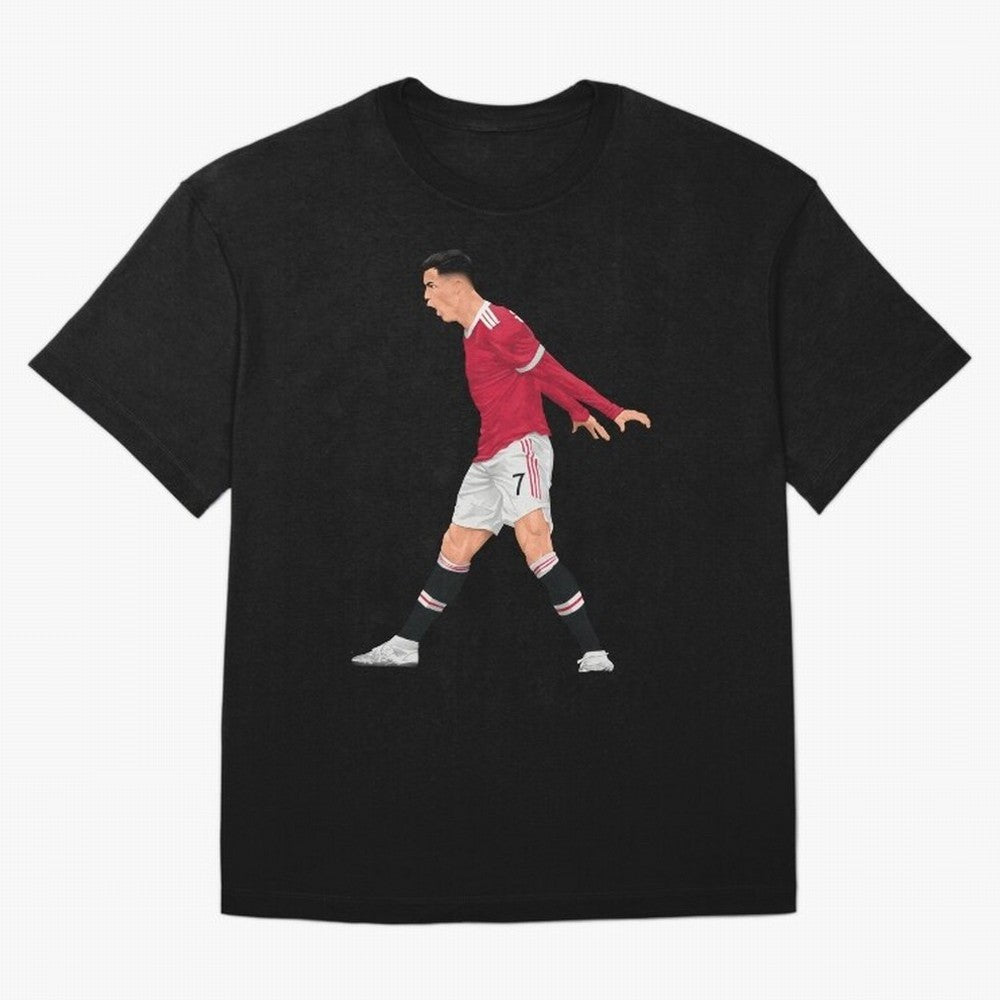 Cristiano Ronaldo Celebration Oversized T-Shirt Make Your Look Match Match Day Hype around FIFA World Cup 2026 USA Canada Mexico, Neymar, England and Germany, Stadium Memories, Football Loyalty, International Chants and Championship Tradition;