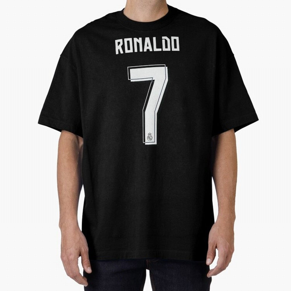 CR7, Cristiano Ronaldo, Cristiano, Ronaldo, oro, portugal, 7, number, dorsal Oversized T-Shirt Feel the Trophy Chase of Global Football Passion for FIFA World Cup 2026 USA Canada Mexico, Capturing Haaland, Portugal, Spain and Germany, Match Day