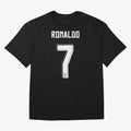 CR7, Cristiano Ronaldo, Cristiano, Ronaldo, oro, portugal, 7, number, dorsal Oversized T-Shirt Feel the Trophy Chase of Global Football Passion for FIFA World Cup 2026 USA Canada Mexico, Capturing Haaland, Portugal, Spain and Germany, Match Day