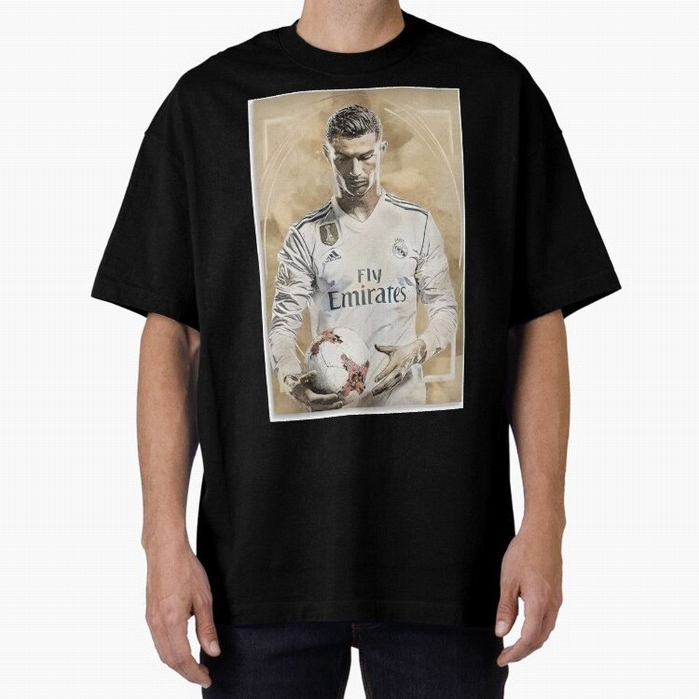 Cr7 Oversized T-Shirt Show Your Stadium Side during FIFA World Cup 2026 USA Canada Mexico Capturing CR7, Spain Energy, Fan Favorite Moments, National Team Passion, Big Match Drama and Soccer History; Built for Supporters Chasing Trophy Dreams,